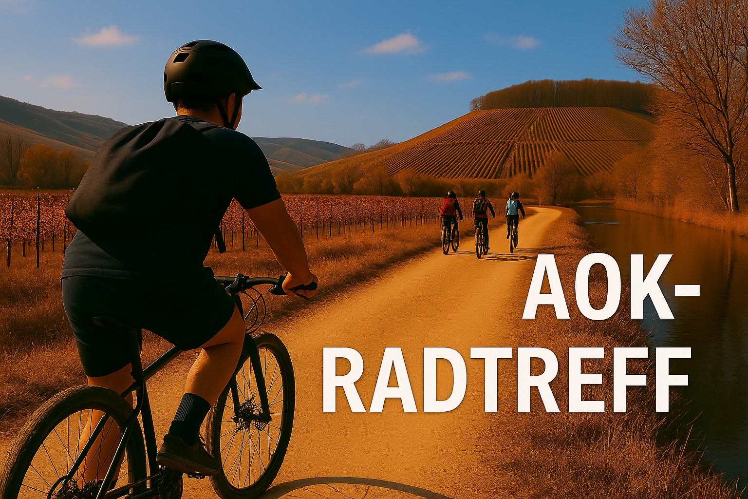 Titelbild Ende AOK-Radtreff erstellt mit CoPilot